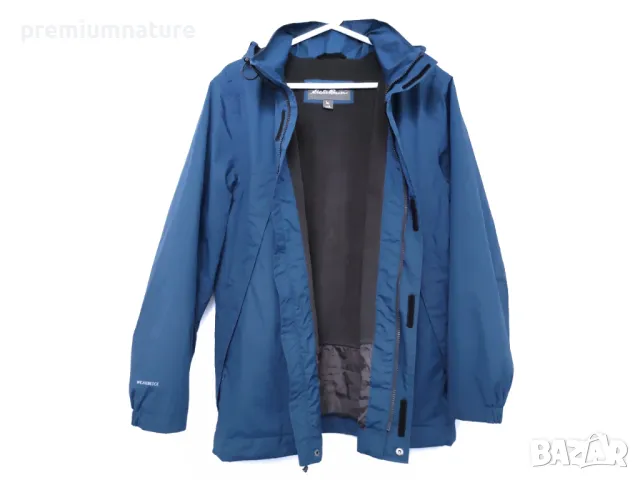 🏕️ EDDIE BAUER WeatherEdge — мъжко яке с мембрана и флийс поларен интериор, снимка 1 - Якета - 49237399