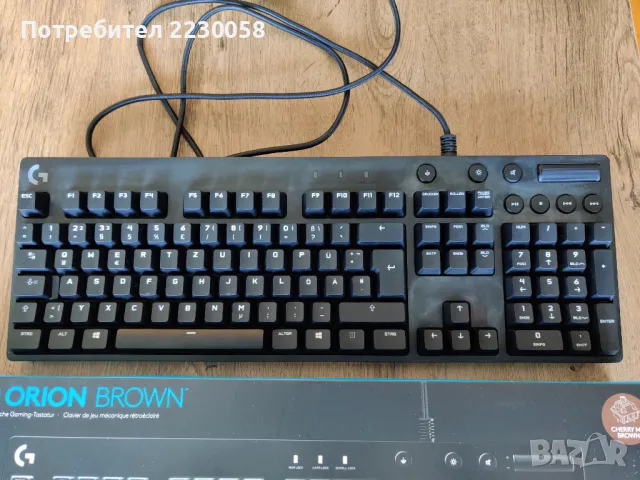 Механична клавиатура Logitech G610 Orion Brown, снимка 8 - Клавиатури и мишки - 49019055