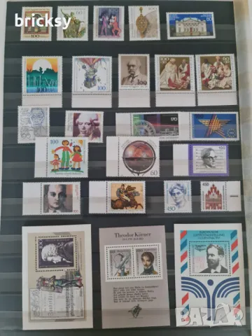 Германия серии 1992. Висока каталожна стойност. Бонуси, снимка 2 - Филателия - 48256748