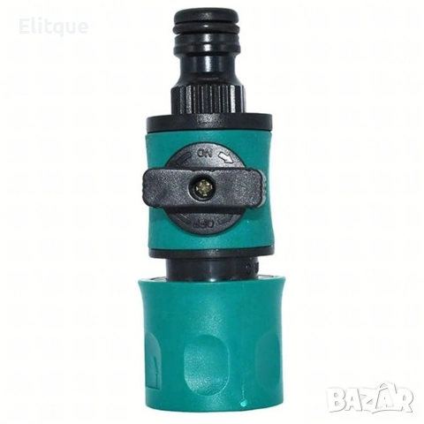 Бърз конектор за градински маркуч с нипел за вентил, снимка 13 - Градински мебели, декорация  - 53371433