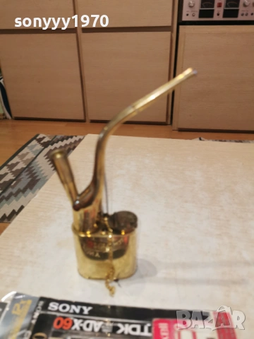 лула мед/месинг/златен цвят 0802261532, снимка 12 - Антикварни и старинни предмети - 53402431