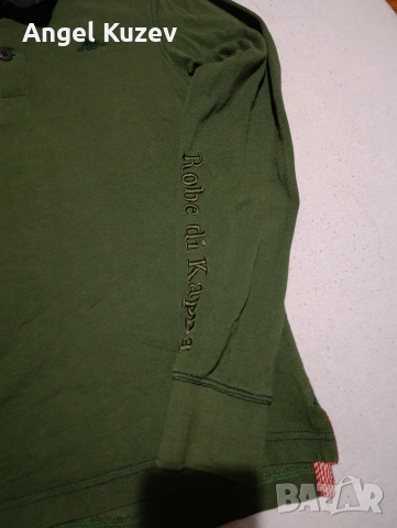 Оригинална блуза Robe di Kappa – Тъмнозелена, Размер S (Като нова), снимка 3 - Спортни дрехи, екипи - 53565341