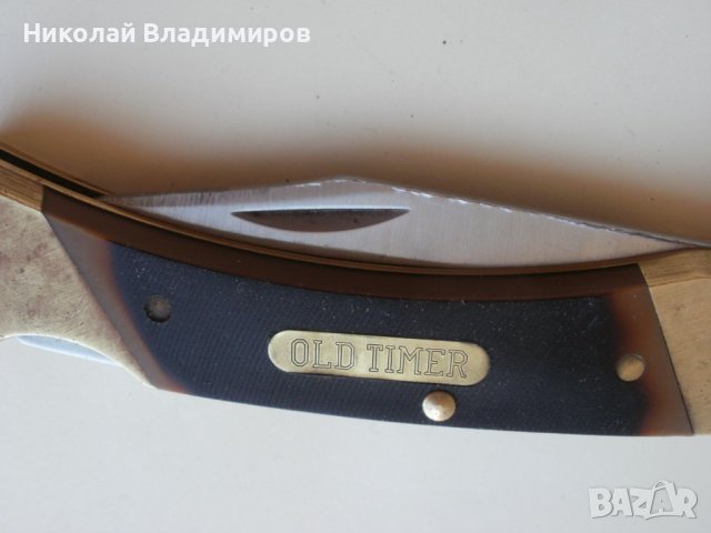 Стар нож оригинален USA SHRADE джобен нож ножче американски, снимка 4 - Ножове - 43273632