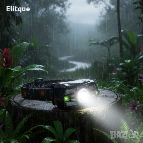 LED челник BL-CT108 с PIR сензор за безконтактно включване, водоустойчив и лек, снимка 2 - Лед осветление - 53358734