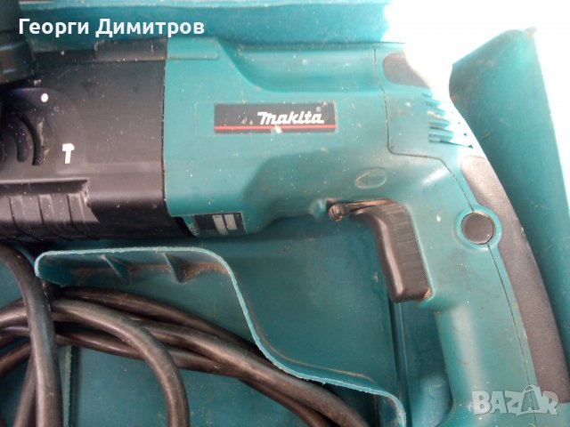 перфоратор MAKITA HR2450T - 780W - три функции, оригинал японски, 2006г., снимка 8 - Перфоратори - 37991776