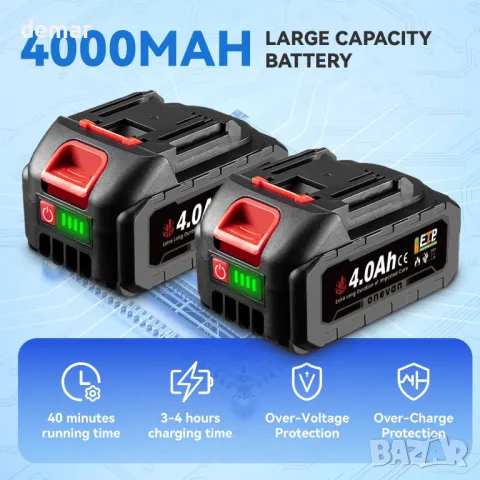 Почистваща машина под налягане, захранвана с батерии с регулируема дюза, маркуч 5 м, снимка 3 - Други машини и части - 49880180