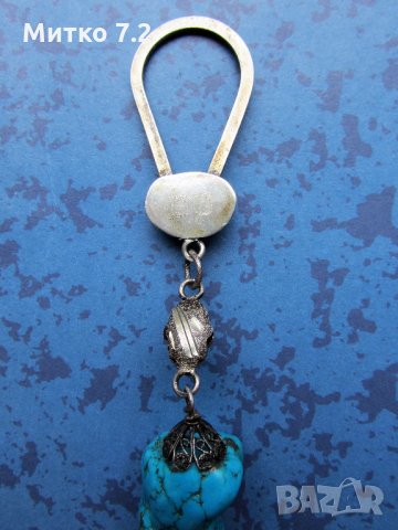 стар сребърен ключодържател, снимка 7 - Други ценни предмети - 27337170