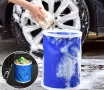 Сгъваема кофа, 9л., гумиран плат, снимка 3