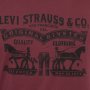 Levi's Burgundy Crew Neck Logo T-Shirt - страхотна мъжка тениска, снимка 2