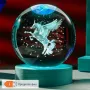 LED Светеща кристална топка/лампа,3D сензорна-Еднорог, снимка 5