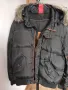 Мъжко пухено черно яке с качулка , снимка 3
