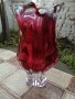 Винтидж ваза Мурано,оловен кристал,Нова с кутия, снимка 7