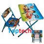 Детска маса със столче с герои, снимка 2