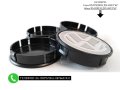 Volkswagen VW 55/60/52мм алуминиеви капачки / тапи за джанти сиви, снимка 2