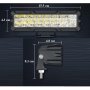 15.5 cm 144W Диоден Прожектор Супер Мощен Халоген Led Bar 12V 24V, снимка 2