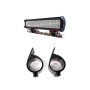 Стойка за LED бар и халогени, φ 49-55 мм, комплект, снимка 1 - Аксесоари и консумативи - 43485556