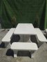 Градинска маса с пейки -  градински комплект, сет " DONI", снимка 2