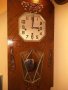 Красив резбован часовник четири четвърти немски, снимка 1 - Стенни часовници - 27822535