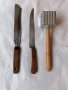 Лот кухненски принадлежности: лопатка за торта, нож, чук за месо, снимка 1 - Прибори за хранене, готвене и сервиране - 43899755