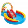 Детски басейн, водна пързалка, фонтан, 2,97х1,93х1,35 м - Intex, снимка 1