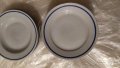 Порцеланови чинии със синя ивица, снимка 2