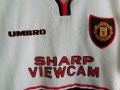 Manchester United Umbro Vintage оригинална тениска 12-13г 158см Манчестър Юнайтед фланелка 1997/1998, снимка 2