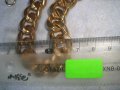 МАСИВЕН ДЕБЕЛО ПОЗЛАТЕН ЛАНЕЦ ВЕРИЖКА СИНДЖИР КЮСТЕК от НЕРЪЖ СТОМАНА ЗДРАВА КЛАСИЧЕСКА ПЛЕТКА 31400, снимка 10