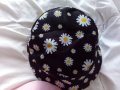 Двулицева шапка идиотка на маргаритки, снимка 10