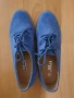 Сини велурени обувки , снимка 2