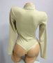 ПОСЛЕДЕН БРОЙ! бежово боди с прашка S - българско производство, снимка 2