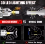 Нови mini H7 LED / мини ЛЕД диодни 360 градуса крушки с canbus и вентилатор 6500K, 130W, снимка 10