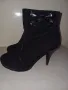 ДАМСКИ  ВЕЛУРЕНИ ЧЕРНИ БОТИ  - N 36, снимка 6
