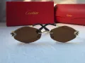 Cartier 2024 дамски слънчеви очила ромб 3 цвята, снимка 12