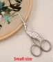 Удобна малка тънка тясна ножица ножичка щъркел за изрязване рязане крафт декорация, снимка 1
