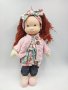 Waldorf Doll Ръчно изработена плюшена кукла, пълнена плюшена щастлива кукла изненада подарък парца, снимка 1 - Плюшени играчки - 40575867