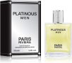 Paris Riviera Platinous Men For Men 100ml - Eau de Toilette, снимка 1 - Мъжки парфюми - 43301556