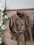 Палто в кафяв цвят ZARA вълна, снимка 3