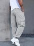 Мъжки ежедневни карго панталони в уличен стил с голям размер, 3цвята, снимка 8