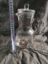 Продавам две стъклени кани за вино от соца , снимка 12
