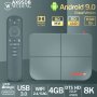 ТВ Бокс AX95DB 128GB мощен процесор Dolby Atmos Аmlogic Х3-B, Android TV с Ugoos DTS HD, Hi-Fi 4К 8K, снимка 1