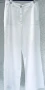 Скъп бял панталон груб лен MISS ETAM Франция, снимка 2