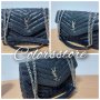 Луксозна Черна чанта YSL код SG12D, снимка 1 - Чанти - 32362658