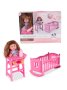Голям комплект кукла със столче и кошара, снимка 1 - Кукли - 40563642