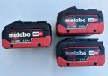 Metabo 18V 5.5Ah Li-HD - Акумулаторни батерии 3 броя, снимка 1 - Други инструменти - 43646551
