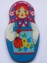 Автентичен магнит-матрьошка от Русия-серия, снимка 3