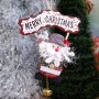 Коледна висяща фигура с табелка Merry Christmas и звънче, снимка 5