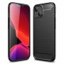 Силиконов кейс MBX Carbon, За iPhone 14 (6.1), Черен, снимка 1