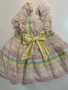 Бебешка цветна рокличка за момиченце Cumino kids wear, снимка 2
