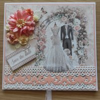 Картичка плик за сватба 