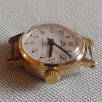 Стар механичен часовник MEISTER ANKLER ANTI-MAGNETIC с позлатена рамка за КОЛЕКЦИЯ 43088, снимка 4 - Други ценни предмети - 43905527